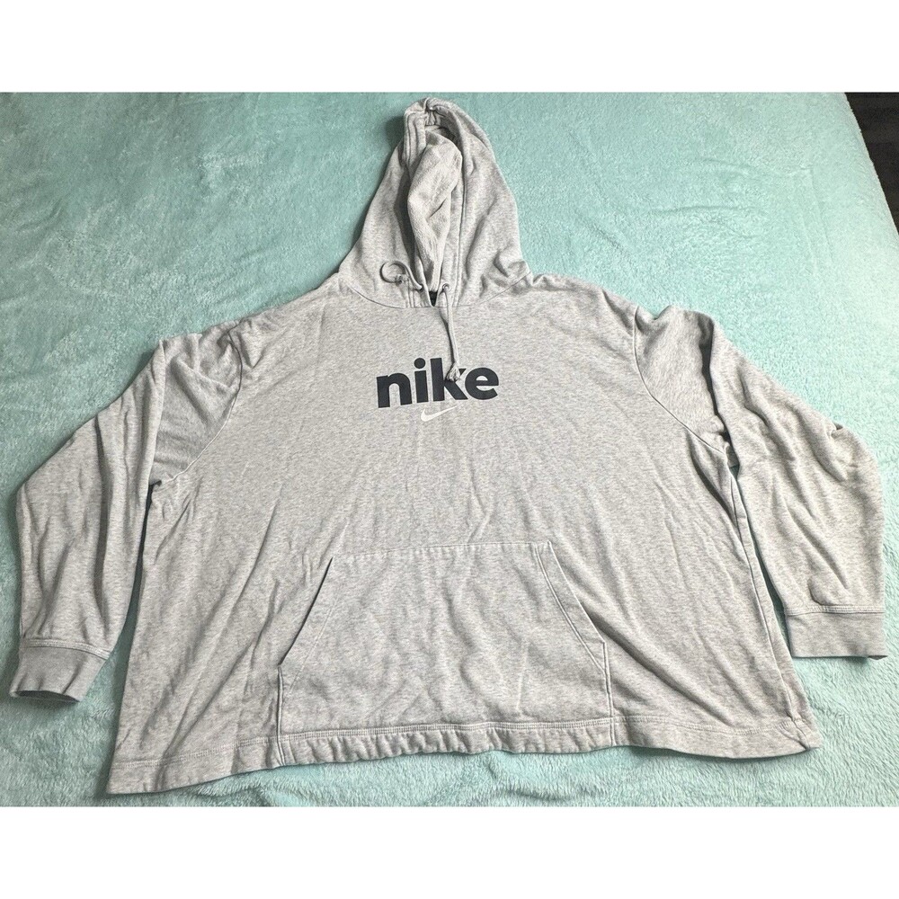 Nike 3X Hoodie Grey Mens Pullover